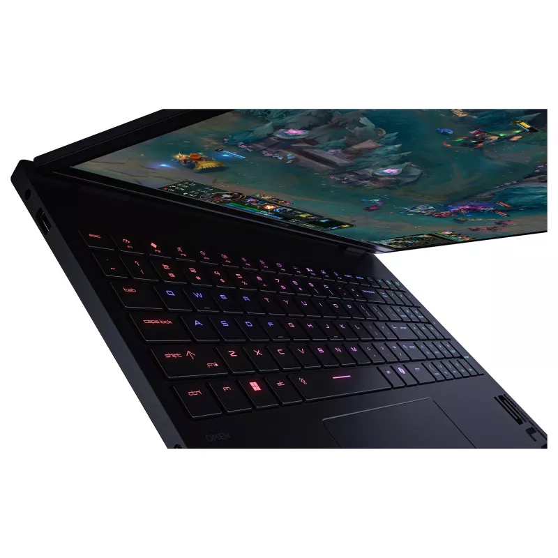 HP HyperX OMEN 15-ga0150ng 15.3 cala WUXGA IPS 165Hz Laptop Gamingowy, Intel Core i5-14450HX, 16GB DDR5 RAM, 1TB PCIe SSD, NVIDIA GeForce RTX 5060, Windows 11 Home, Shadow Black