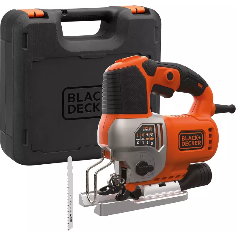 Black & Decker BES610K-QS 650W Wyrzynarka wahadłowa w skrzynce