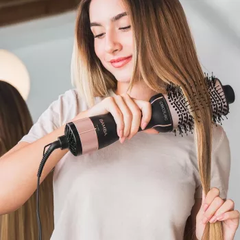 Cecotec CeramicCare Unique Hot Air Styling Brush 1200W 3 Heating Levels Black/Rose Gold