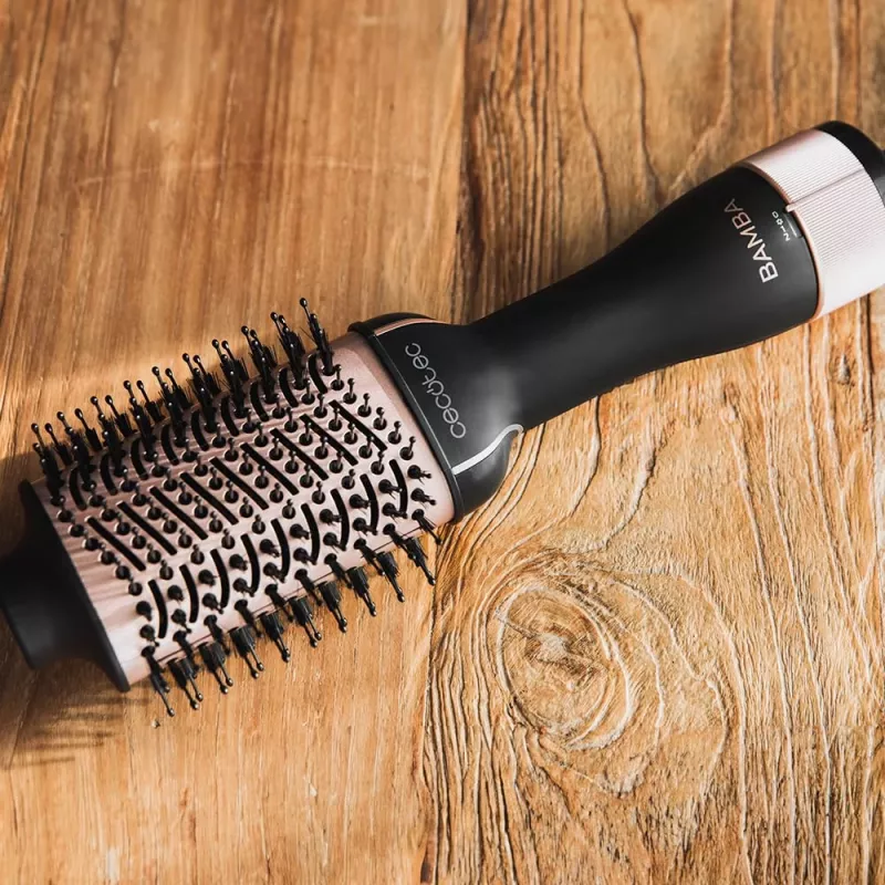 Cecotec CeramicCare Unique Hot Air Styling Brush 1200W 3 Heating Levels Black/Rose Gold