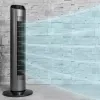 Cecotec EnergySilence 8190 Skyline Ionic Tower Fan, Stand Fan, 60 W, 29 cm, 3 Speeds, Oscillation, Timer, Remote Control, Grey