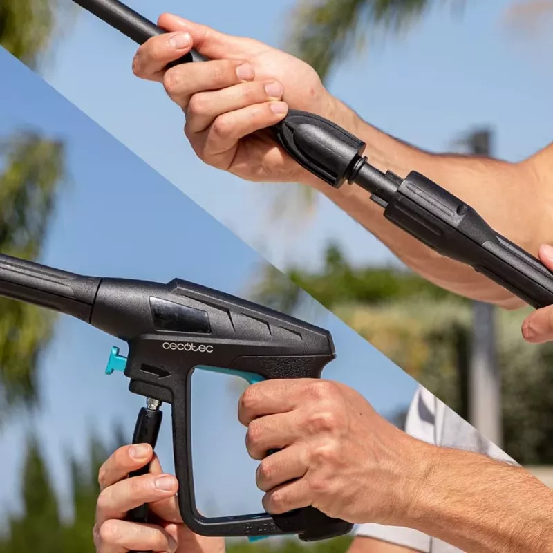 Cecotec HydroBoost 1600 Car&Garden Corded Electric Pressure Washer 1600 W 135 bar Black/Grey