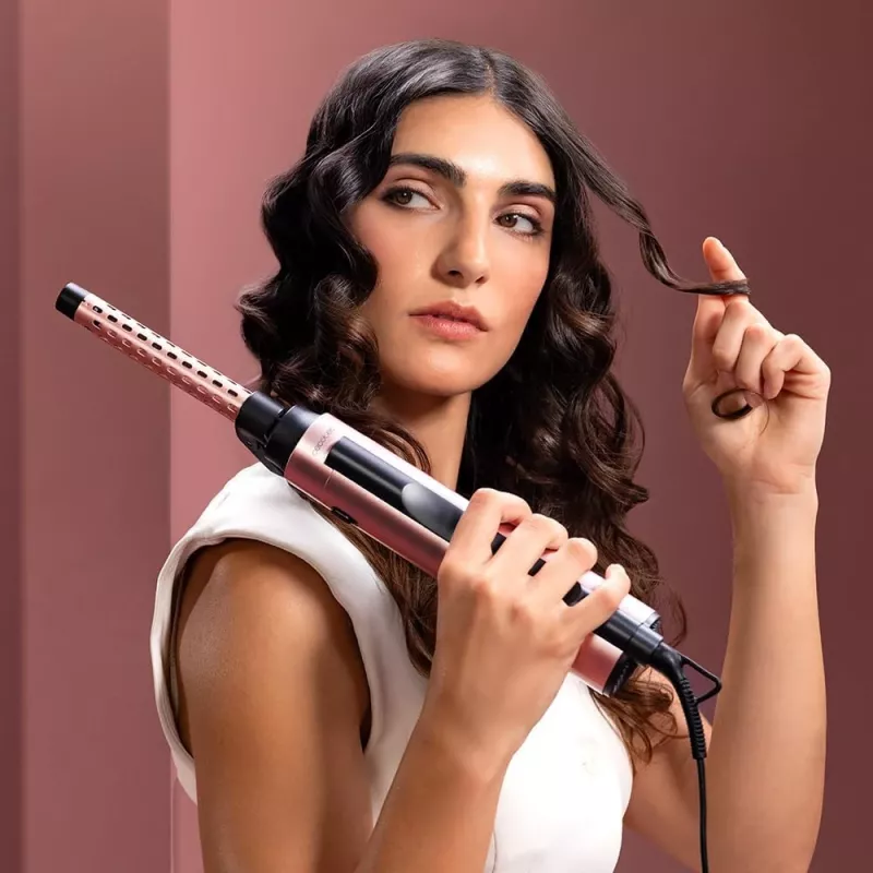 Cecotec CeramicCare 10in1 AirBrush Suszarka do włosów 1200W Czarny/Różowy