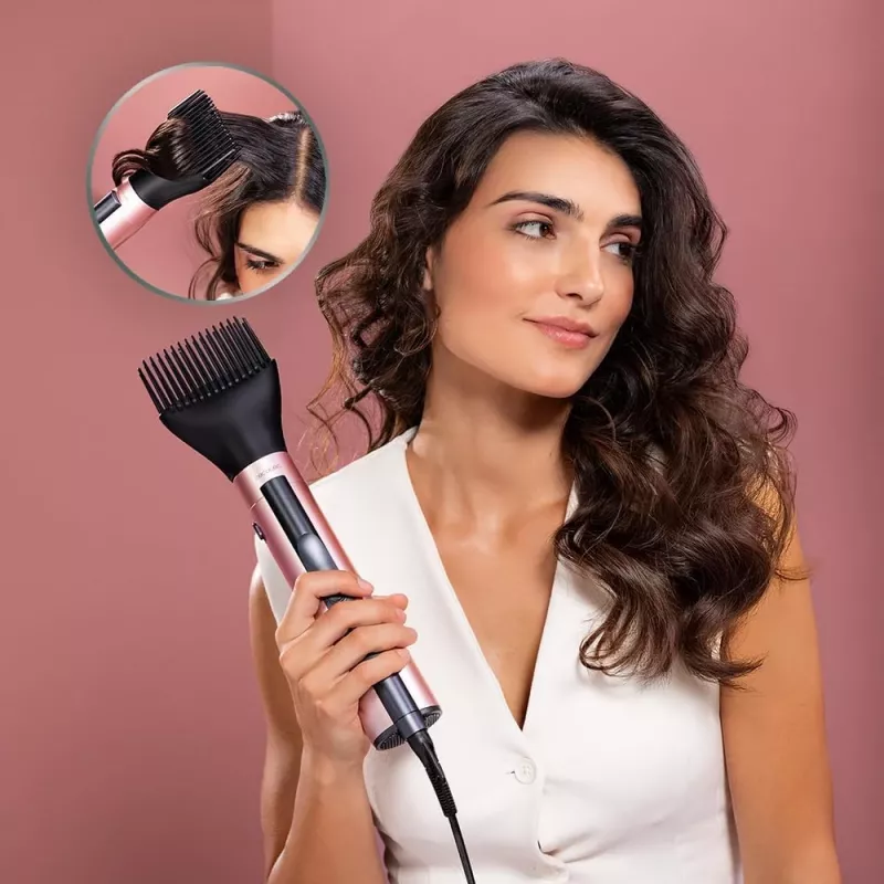 Cecotec CeramicCare 10in1 AirBrush Suszarka do włosów 1200W Czarny/Różowy