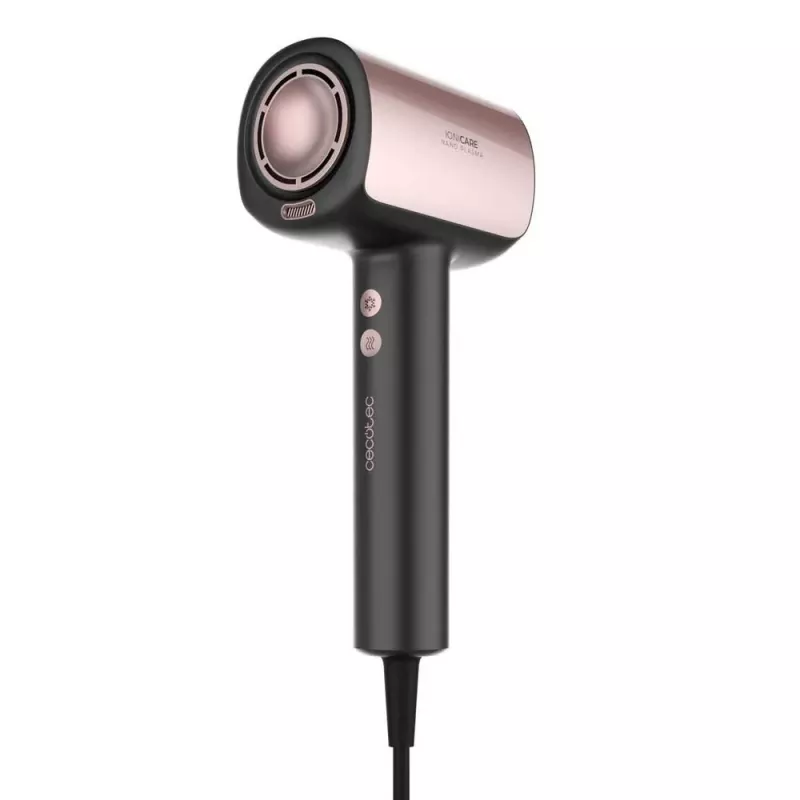 Cecotec DryGlam Nano Plasma Suszarka do włosów 1600 W Czarny/Różowe Złoto