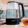 Cecotec ThermoSense 320 Clear Czajnik Elektryczny 2200 W 1.7 L Szkło Czarny/Przezroczysty