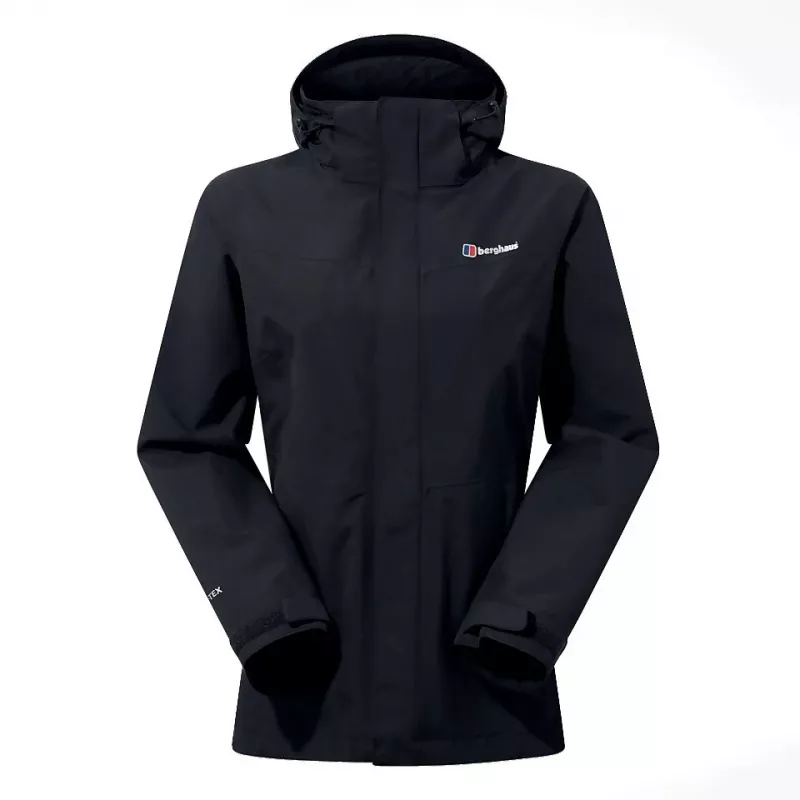 Berghaus Hillwalker Gore-Tex InterActive Jacket - Kurtka damska, rozmiar S (czarny)