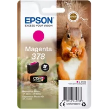 Epson 378 Oryginalny wkład atramentowy magenta (4,1 ml) - Blister z alarmem RF/akustycznym - do Expression Photo XP-8500 Series