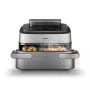 Philips 5000 Series NA565/02 Dual Basket Air Fryer 9.5 L 2750 W Czarny, Srebrny, Stal nierdzewna