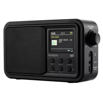 Hyundai PR650BTDAB Przenośne Radio DAB+/FM z Bluetooth, Czarny