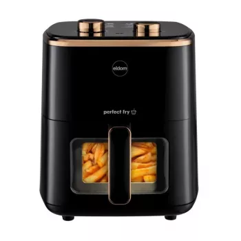 ELDOM FR45 FRITELO 1500 W Frytkownica beztłuszczowa, czarna