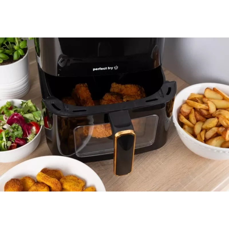 ELDOM FR45 FRITELO 1500 W Frytkownica beztłuszczowa, czarna