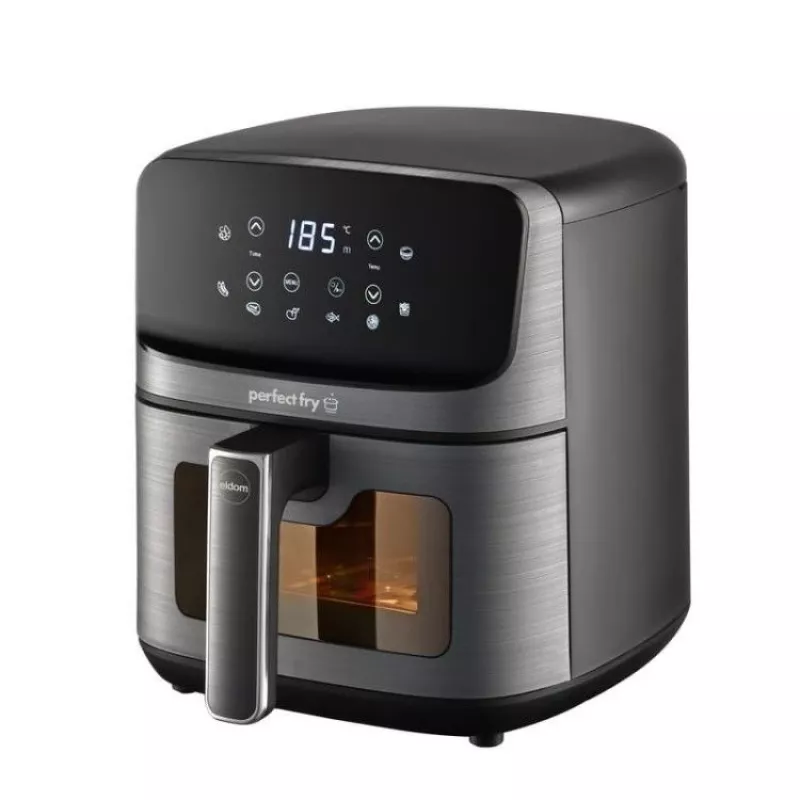 ELDOM FR45 FRITELO 1500 W Frytkownica beztłuszczowa, czarna