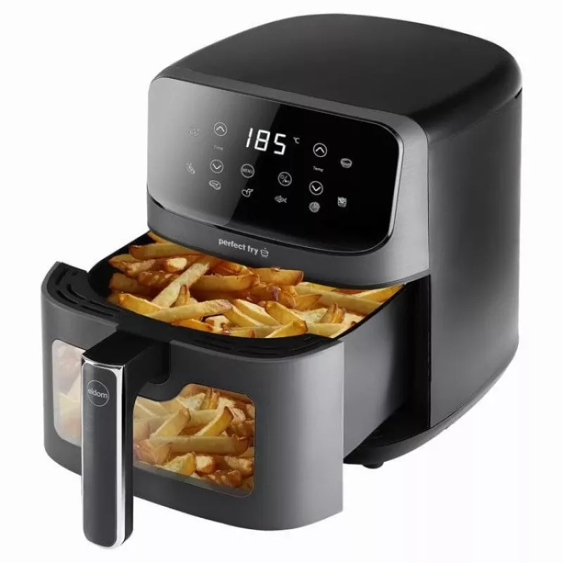 ELDOM FR45 FRITELO 1500 W Frytkownica beztłuszczowa, czarna