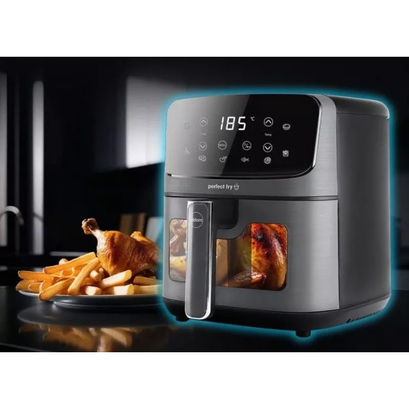 ELDOM FR45 FRITELO 1500 W Frytkownica beztłuszczowa, czarna