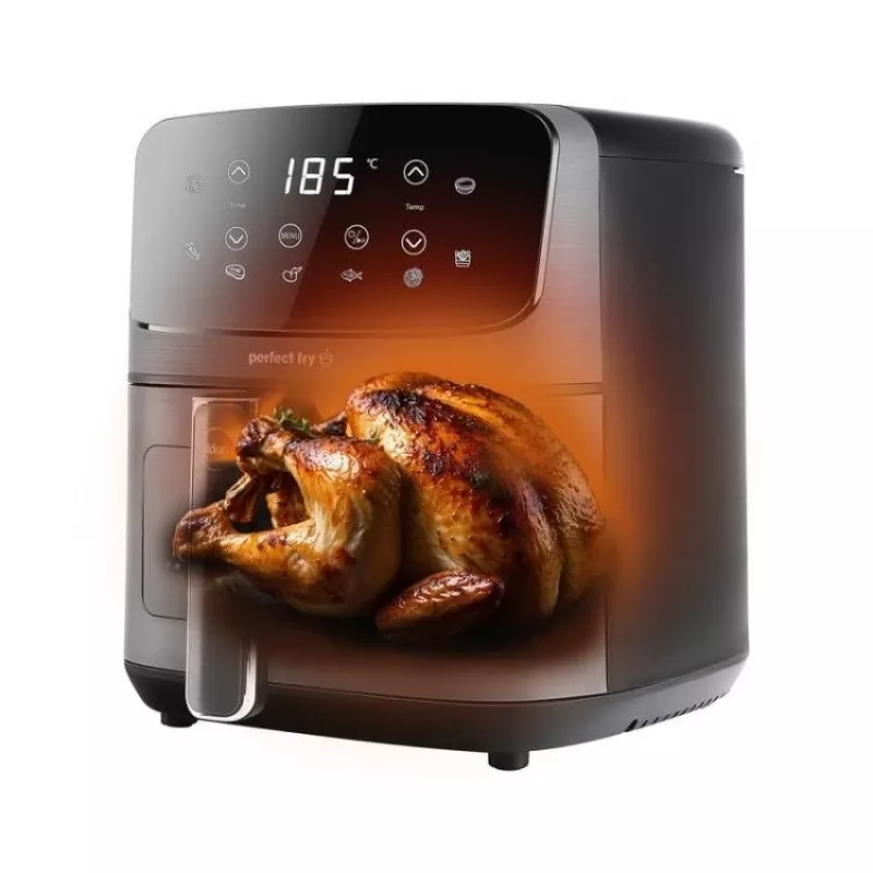 ELDOM FR45 FRITELO 1500 W Frytkownica beztłuszczowa, czarna