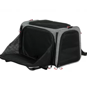 ZOLUX NOMAD L Rozszerzalny transporter dla zwierząt 48×30.8×30.5 cm Szary/Czarny