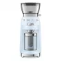 Młynek do kawy Smeg CGF03PBEU, 15 stopni mielenia, pojemność 240g, 150W, pastelowy niebieski