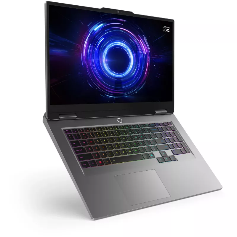 Lenovo LOQ 17IRX10 83JH Gaming Laptop - 17,3 cala FHD IPS 144Hz, Intel Core i5-13450HX, 24GB DDR5 RAM, 1TB NVMe SSD, NVIDIA GeForce RTX 5050 6GB, Windows 11 Home, Storm Grey