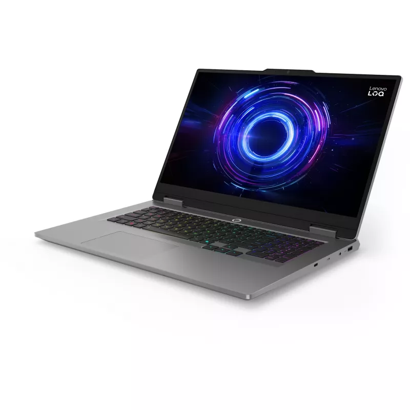Lenovo LOQ 17IRX10 83JH Gaming Laptop - 17,3 cala FHD IPS 144Hz, Intel Core i5-13450HX, 24GB DDR5 RAM, 1TB NVMe SSD, NVIDIA GeForce RTX 5050 6GB, Windows 11 Home, Storm Grey