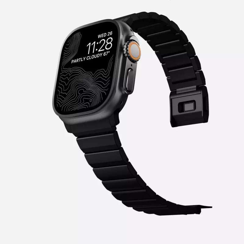 NOMAD Titanium Band for Apple Watch 46/49mm Silver