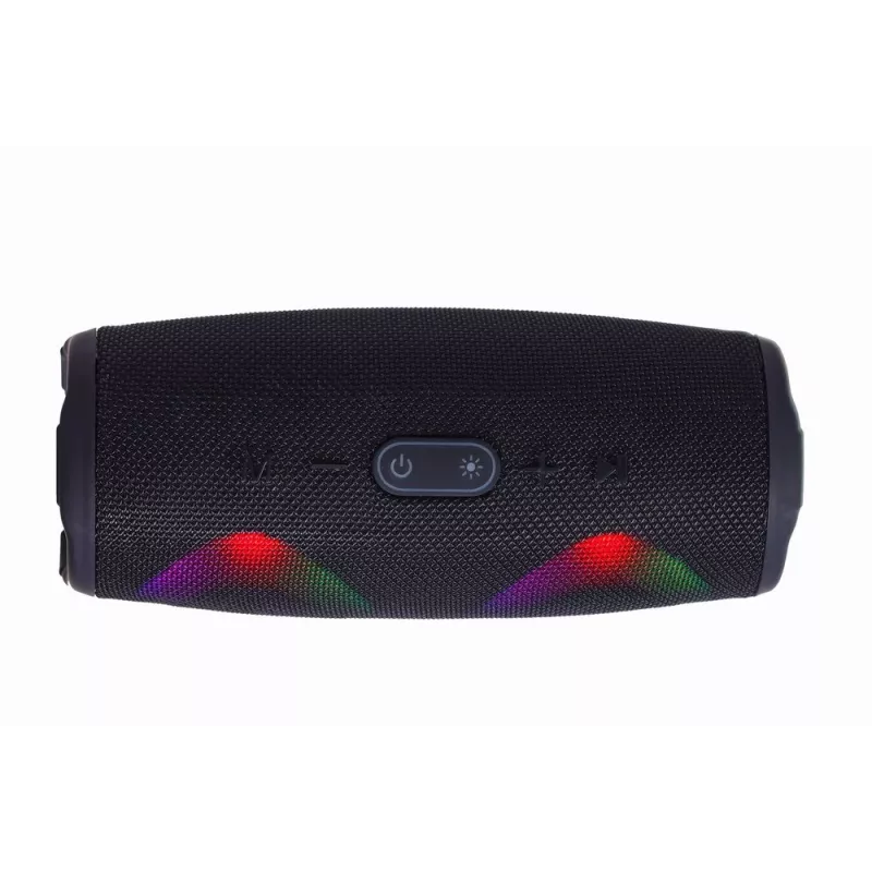 Gembird SPK-BT-LED-02 Przenośny głośnik Bluetooth imprezowy, 10 W, czarny