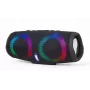 Gembird SPK-BT-LED-02 Przenośny głośnik Bluetooth imprezowy, 10 W, czarny