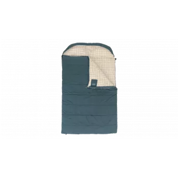Outwell Camper Lux Double Blue Śpiwór 235x150 cm -16 do 5 °C Zamek Błyskawiczny Dwustronny