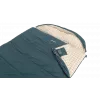 Outwell Camper Lux Double Blue Śpiwór 235x150 cm -16 do 5 °C Zamek Błyskawiczny Dwustronny