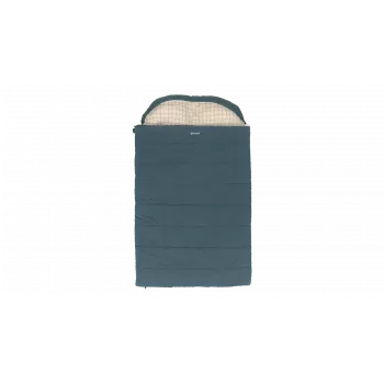 Outwell Camper Lux Double Blue Śpiwór 235x150 cm -16 do 5 °C Zamek Błyskawiczny Dwustronny