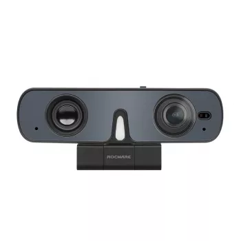 Kamera ROCWARE RC08P, czarna, USB, 1080i/720p, wbudowany mikrofon