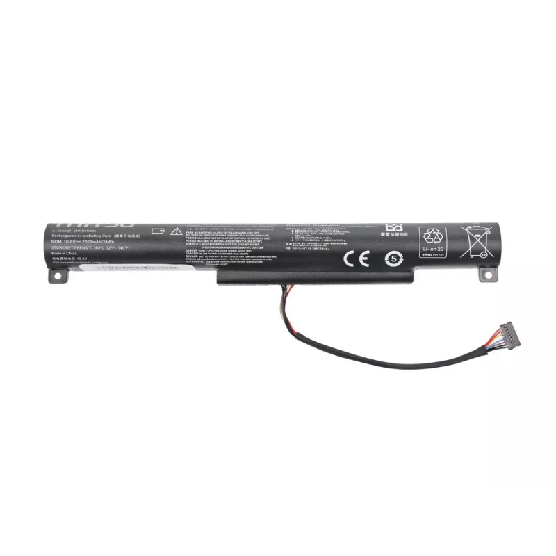 Bateria MITSU do Lenovo IdeaPad 100-15IBY 2200 mAh (24 Wh) 10.8-11.1V
