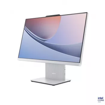 Lenovo IdeaCentre AIO 24ILL11 All-in-One PC, Intel Core Ultra 5 226V, 23.8 cal FHD IPS Anti-Glare 100Hz, 16GB LPDDR5X-8533, 1TB SSD, Intel Arc Graphics, 5MP Webcam, Windows 11, Cloud Grey
