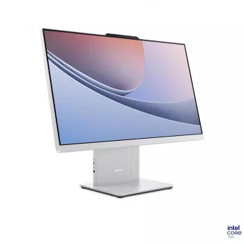 Lenovo IdeaCentre AIO 24ILL11 All-in-One PC, Intel Core Ultra 5 226V, 23.8 cal FHD IPS Anti-Glare 100Hz, 16GB LPDDR5X-8533, 1TB SSD, Intel Arc Graphics, 5MP Webcam, Windows 11, Cloud Grey