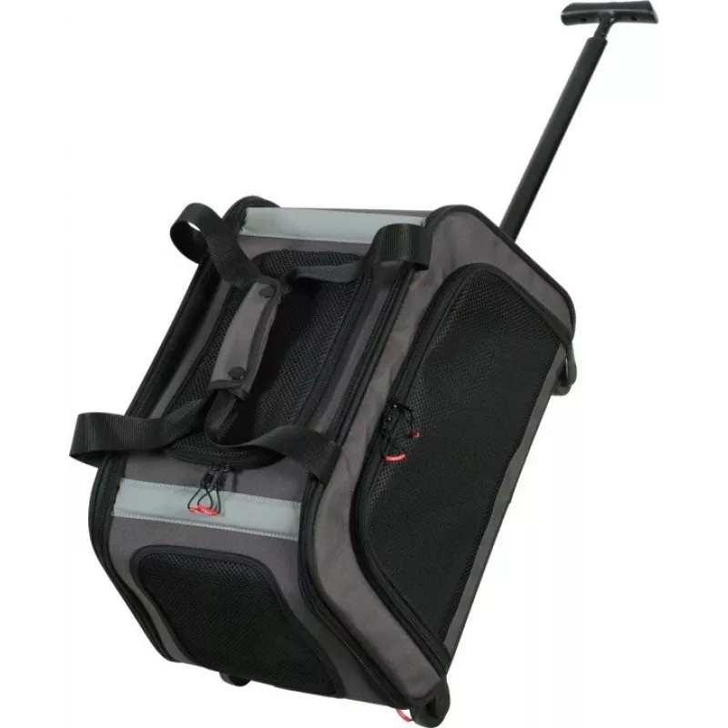 ZOLUX NOMAD Transporter dla psów i kotów na kółkach 47x32x27 cm Czarny