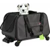 ZOLUX NOMAD Transporter dla psów i kotów na kółkach 47x32x27 cm Czarny
