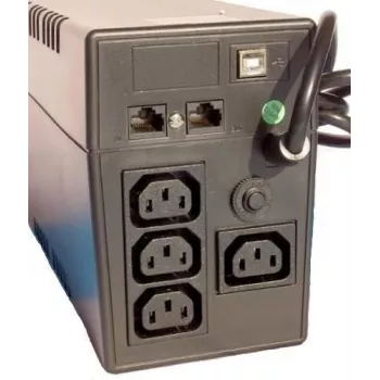 Orvaldi VPS 600 Line-Interactive UPS 0.6 kVA 360 W 2 Outlets USB