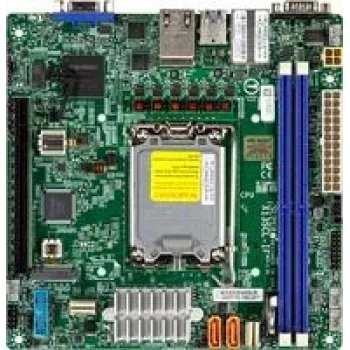 Płyta główna Supermicro MBD-X13SCL-IF-B Mini-ATX Intel Xeon E-2400 LGA1700 C262 Chipset DDR5 USB 3.2 Gen 1 Gigabit LAN Zintegrowana grafika