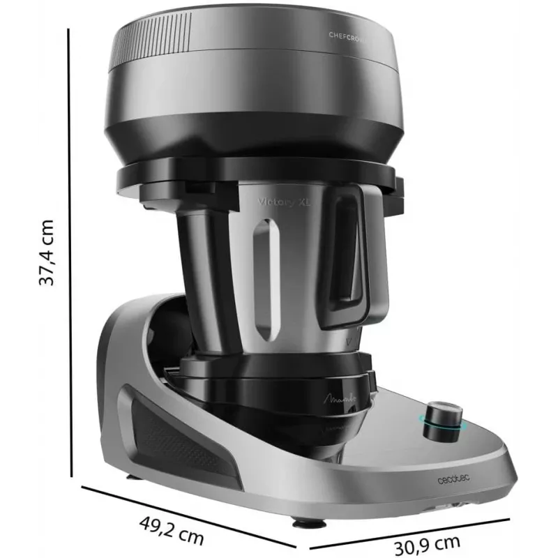 Cecotec Mambo CooKing Victory Wielofunkcyjny Robot Kuchenny 1700 W 4.5 L Czarny/Szary
