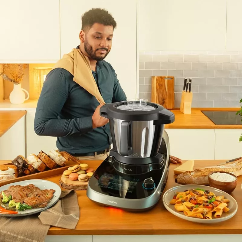 Cecotec Mambo CooKing Victory Wielofunkcyjny Robot Kuchenny 1700 W 4.5 L Czarny/Szary