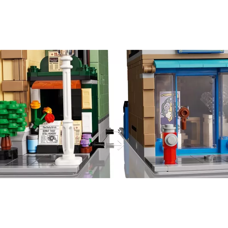 LEGO Icons 10297 Boutique Hotel Zestaw Budowlany Modułowy (3066 elementów)