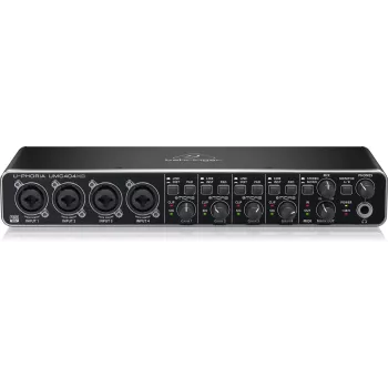 Behringer UMC404HD USB Audio Interface 4x4 24-bit/192 kHz z przedwzmacniaczami MIDAS