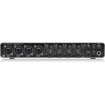 Behringer UMC404HD USB Audio Interface 4x4 24-bit/192 kHz z przedwzmacniaczami MIDAS