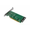 ICY DOCK EXLink MB308A PCIe 4.0 x16 NVMe Adapter Card z 2 x SlimSAS 8i (SFF-8654) i Redriver
