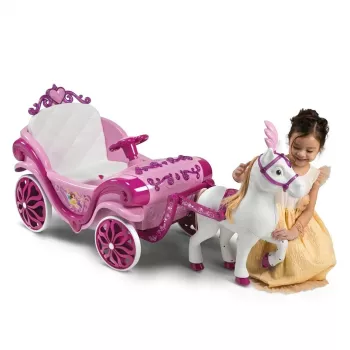 Huffy Kareta Princess Elektryczny Samochodzik Jeździk (17335W)