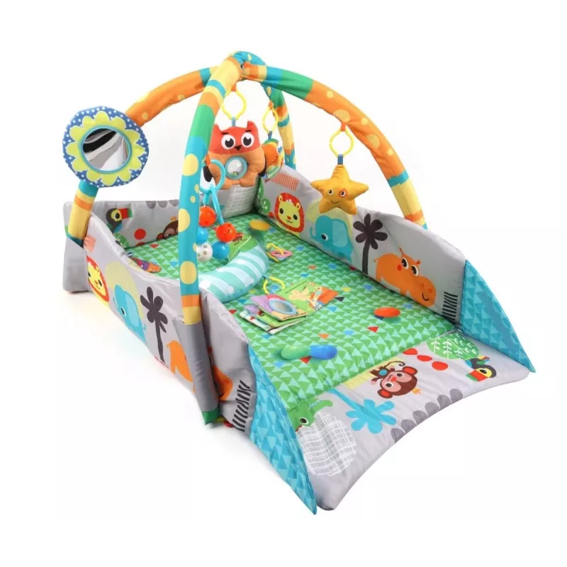 MILLY MALLY 4w1 Mata Edukacyjna Dżungla, Suchy Basen, kojec