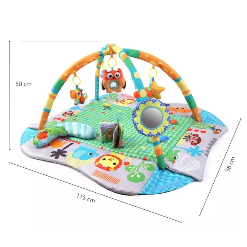 MILLY MALLY 4w1 Mata Edukacyjna Dżungla, Suchy Basen, kojec