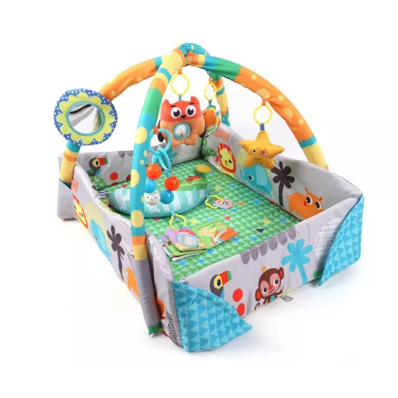 MILLY MALLY 4w1 Mata Edukacyjna Dżungla, Suchy Basen, kojec