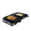 ELDOM GK200 GRILO Grill kontaktowy 2000W Regulowany termostat Płyty nieprzywierające Czarny/Srebrny