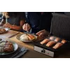 ELDOM GK200 GRILO Grill kontaktowy 2000W Regulowany termostat Płyty nieprzywierające Czarny/Srebrny